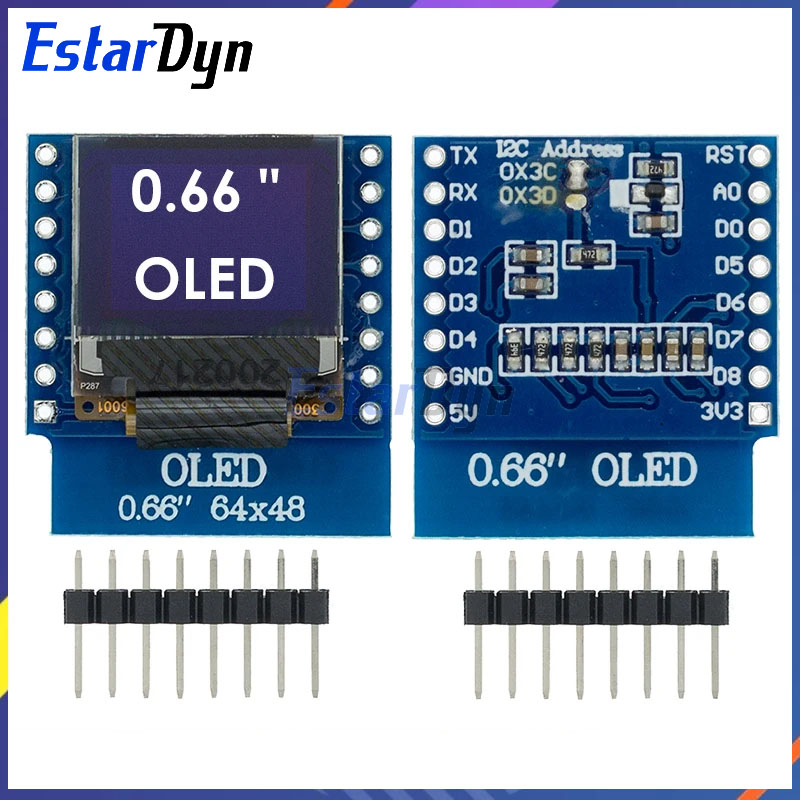 Wemos D1 - OLED LED LCD 디스플레이 실드, WEMOS