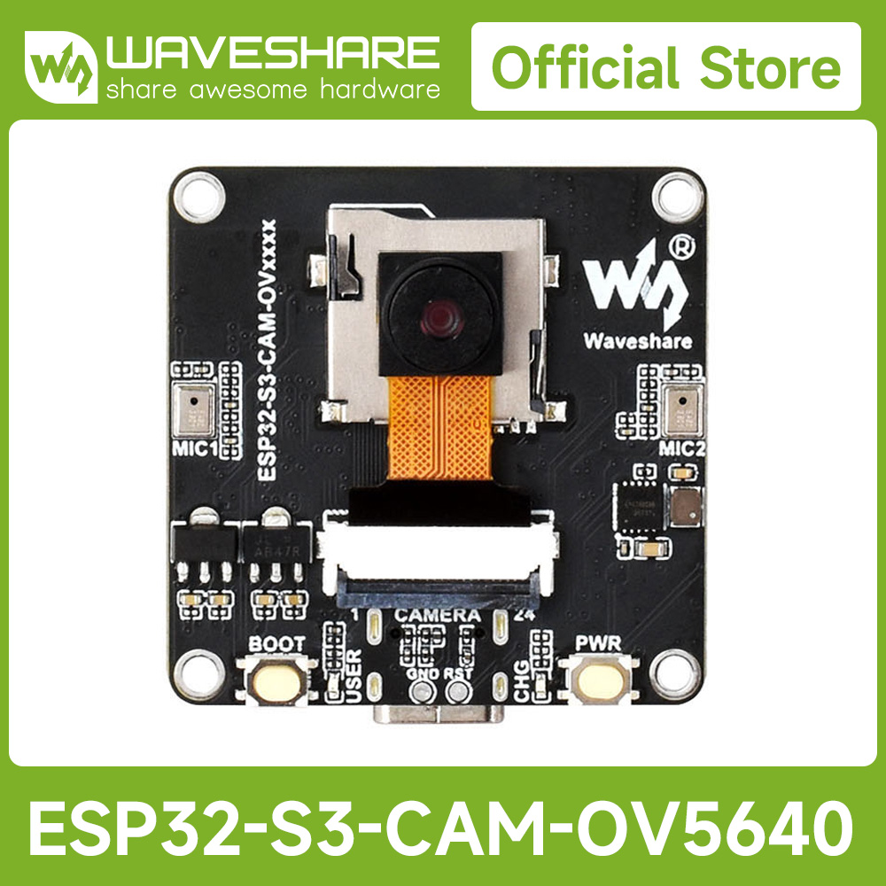 Lolin S3 - Waveshare ESP32-S3 AIoT 카메라 개발 보드,