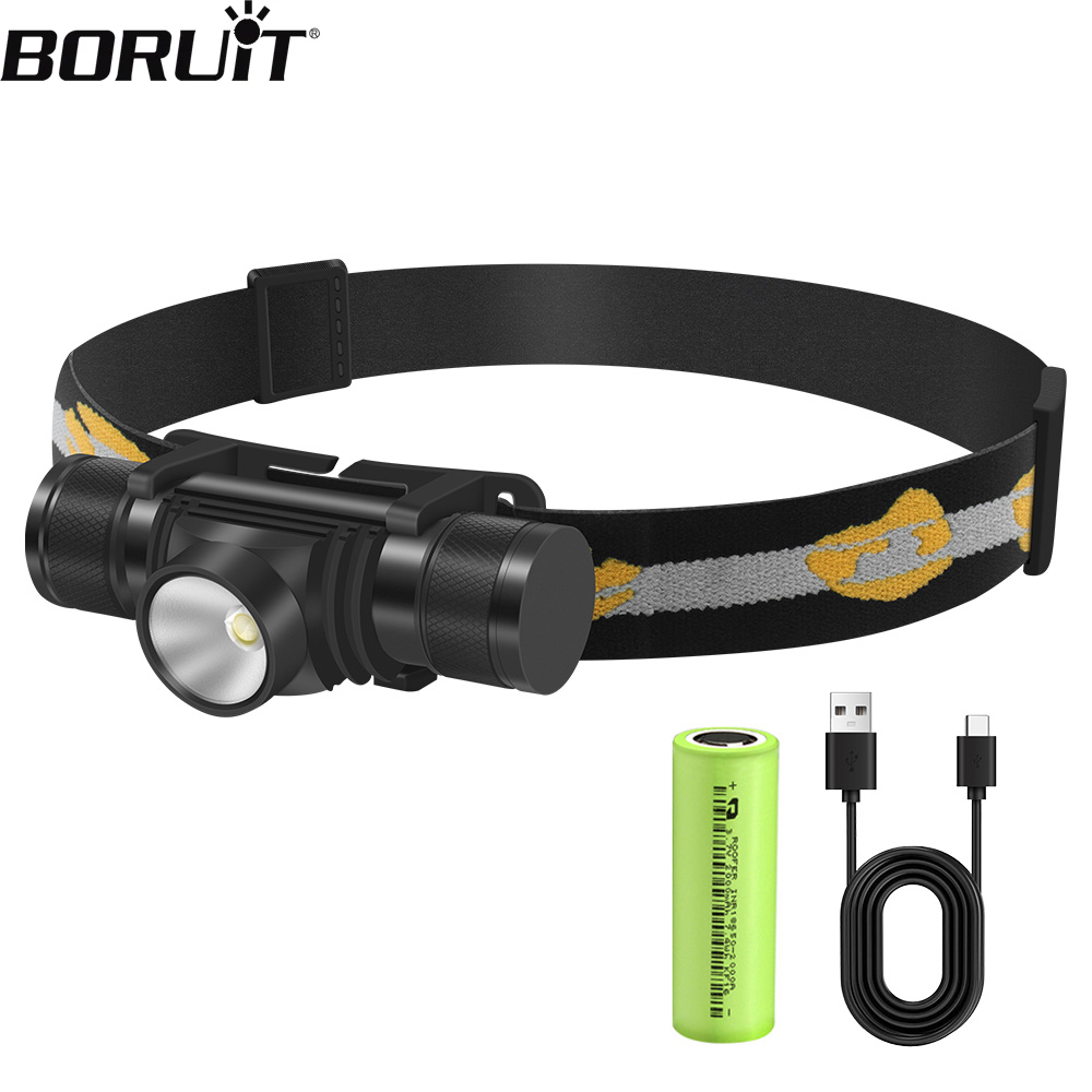 Lolin D32 - BORUiT D10 LED 미니 헤드램프, 고출력