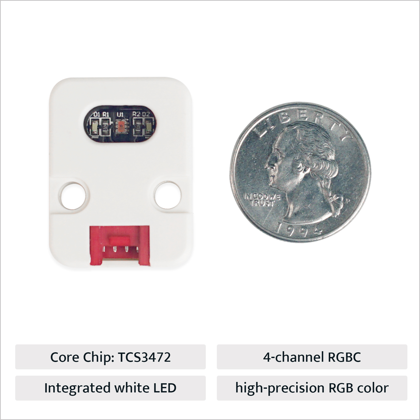M5Stack 공식 컬러 센서 RGB 유닛, TCS34 - M5Stack 리뷰 및 가격