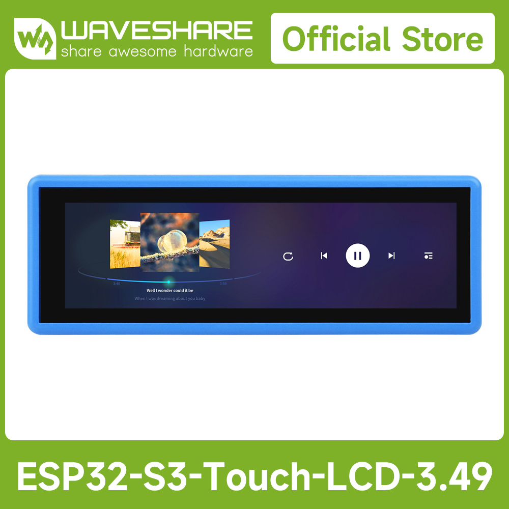3.49인치 IPS 정전식 터치 디스플레이 172×64 - Waveshare Esp32 리뷰 및 가격