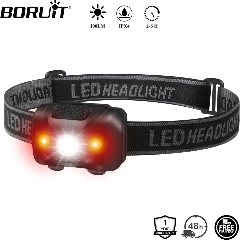 BORUiT 3W 미니 LED 헤드램프 4모드 적색광  - Lolin D32 리뷰 및 가격